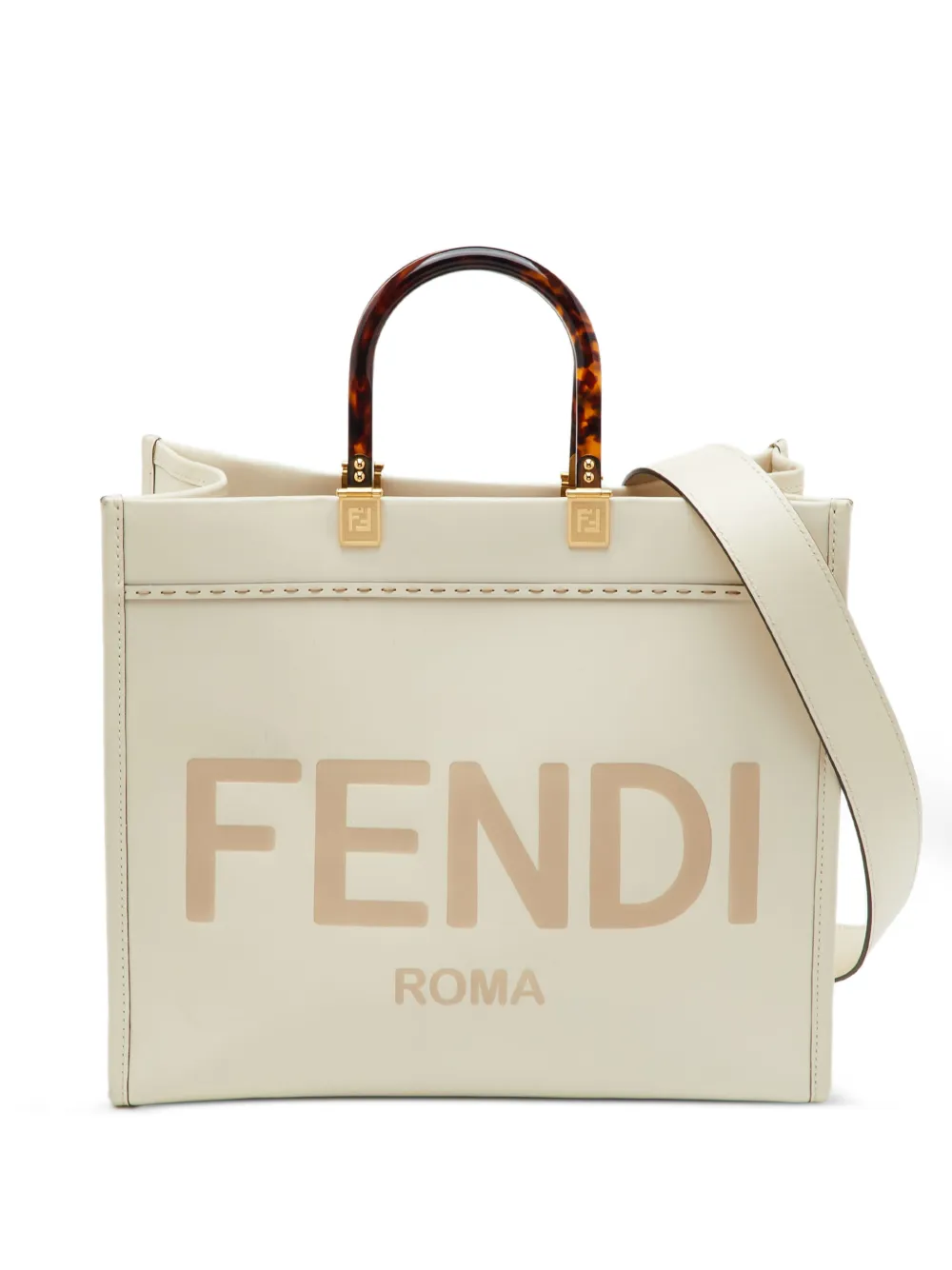 Fendi Pre-Owned Borsa tote Sunshine mini 2021 - Toni neutri