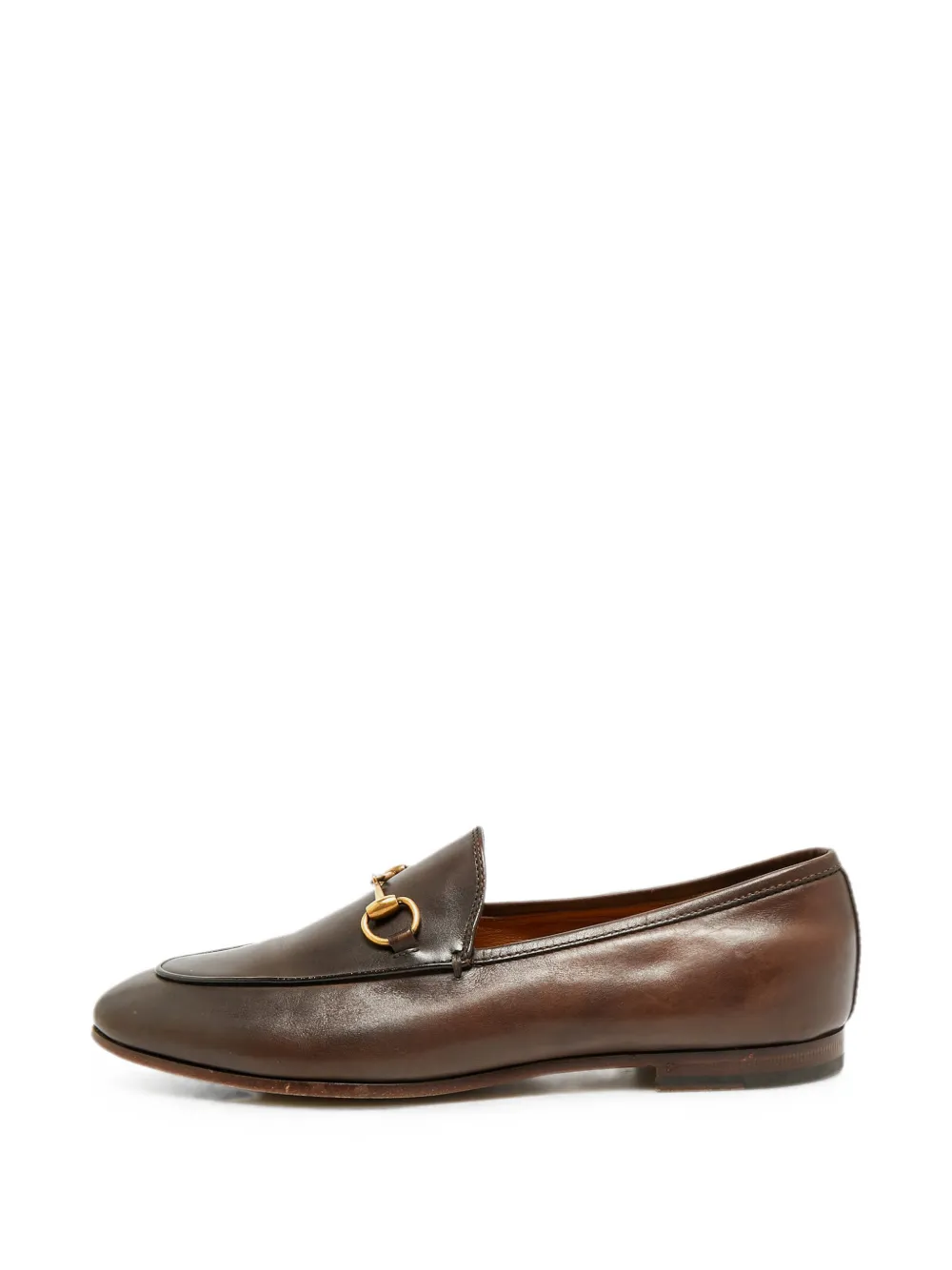 Gucci Pre-Owned Horsebit Jordaan loafers - Braun
