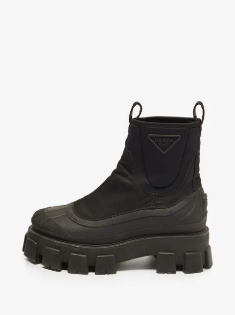 Prada Pre-Owned Monolith 及踝靴