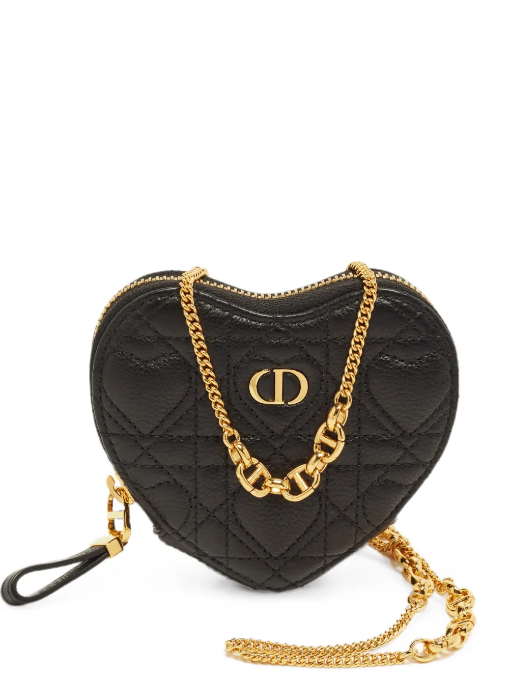 Christian Dior Pre-Owned Caro Heart Cannage mini bag - Black