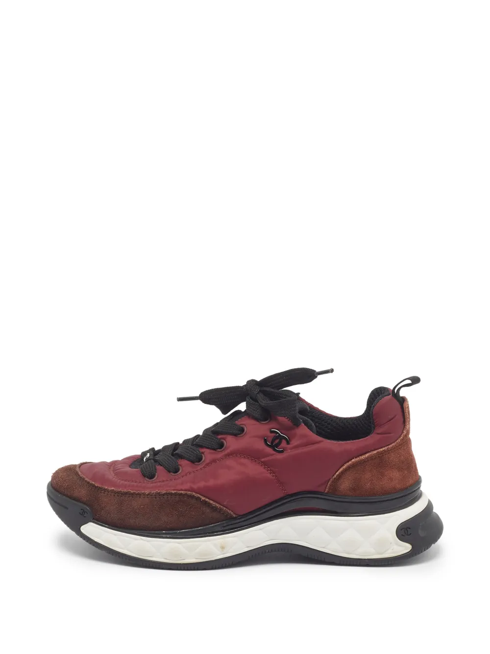 CHANEL Pre-Owned CC low-top sneakers - Rot