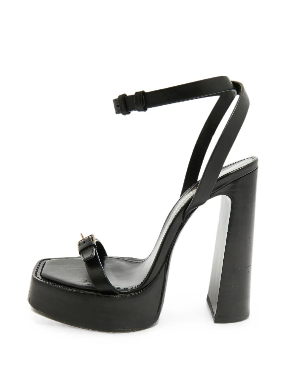 Saint Laurent Pre-Owned Platz sandals - Nero