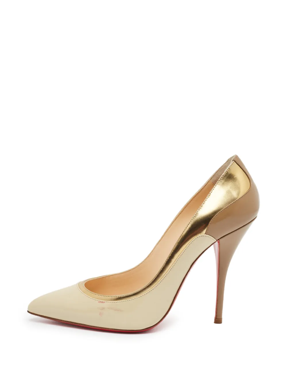 Christian Louboutin Pre-Owned Tucsick leather pumps - Nude