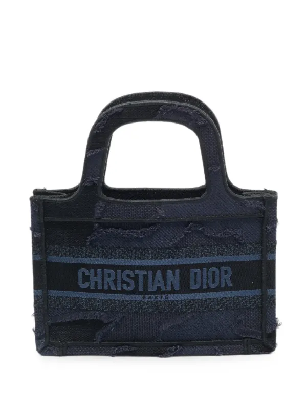 Dior Pre-owned 2019 Mini Book Tote Bag in Blue