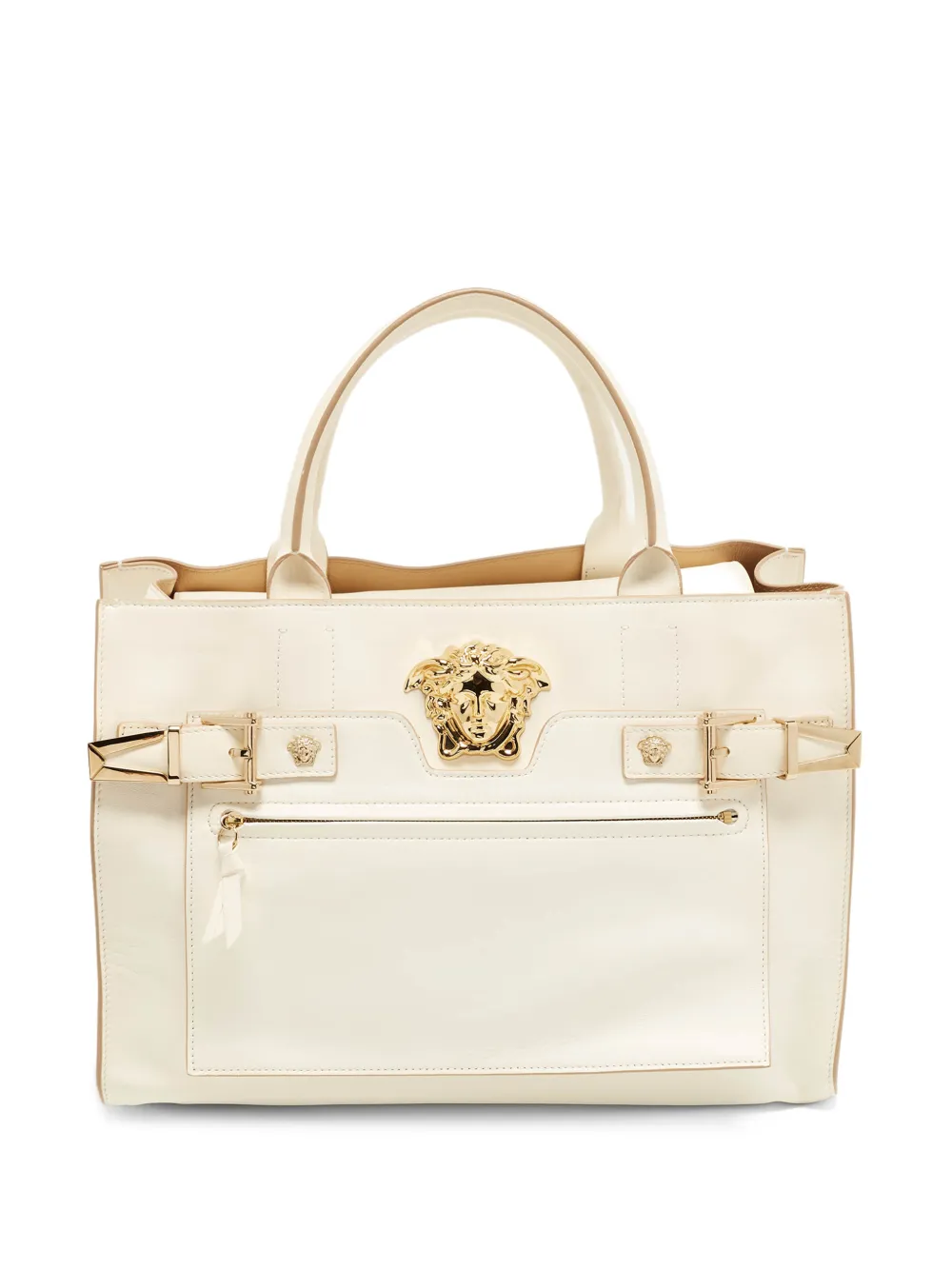 Versace Pre-Owned La Medusa buckled tote bag - White