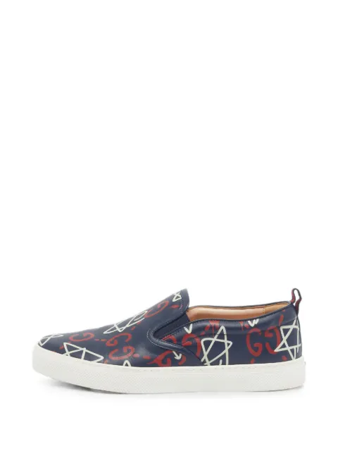 Gucci Pre-Owned Dubelin Ghost slip-on sneakers