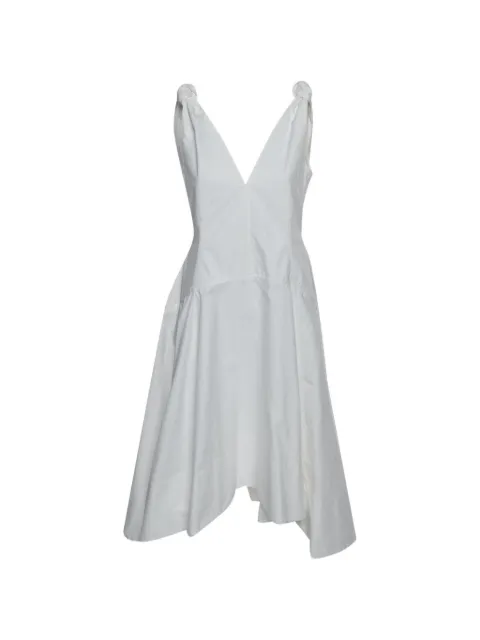 Bottega Veneta Pre-Owned knotted V-neck midi dress