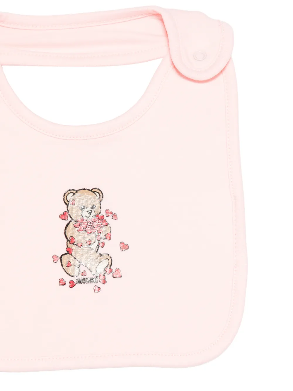 Moschino Kids Romperset met Peter Pan-kraag en teddybeer Roze