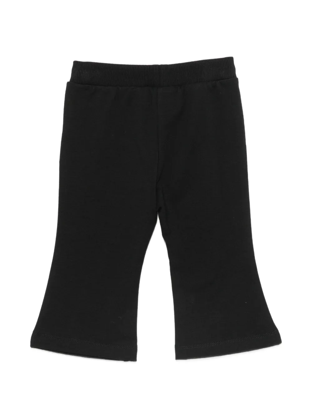 Moschino Kids Katoenen broek Zwart