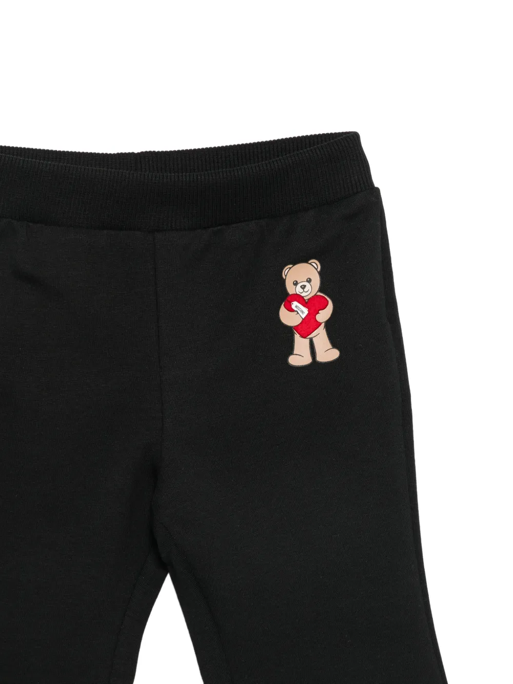 Moschino Kids Katoenen broek Zwart