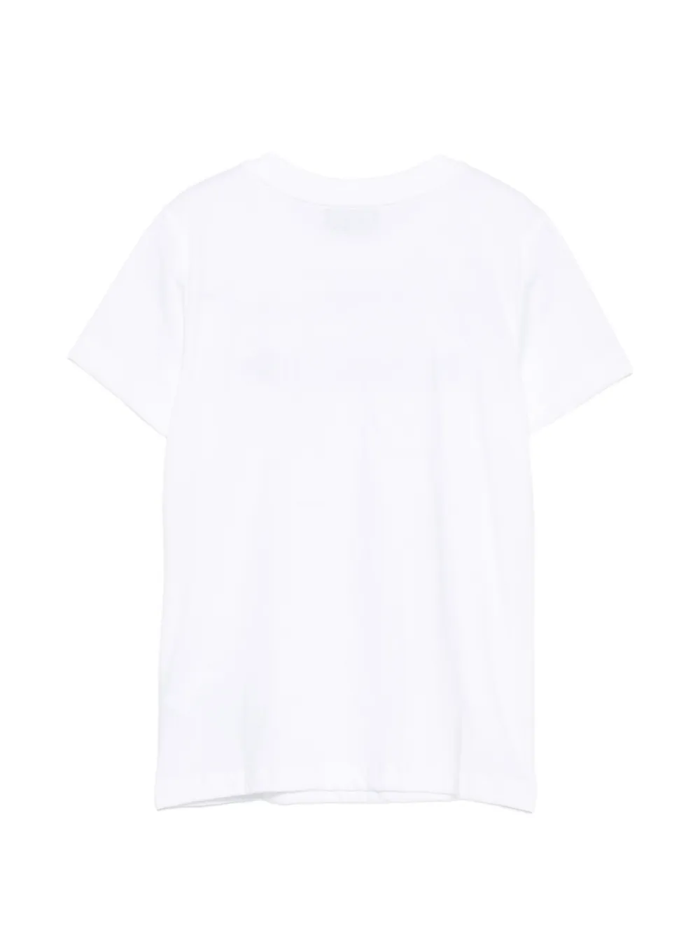 Moschino Kids T-shirt met logoprint Wit