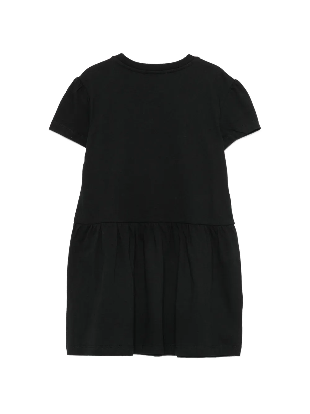 Moschino Kids Jurk met logoprint Zwart