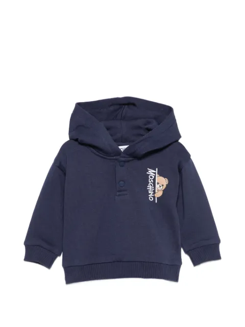 Moschino Kids Teddy Bear logo-print hoodie