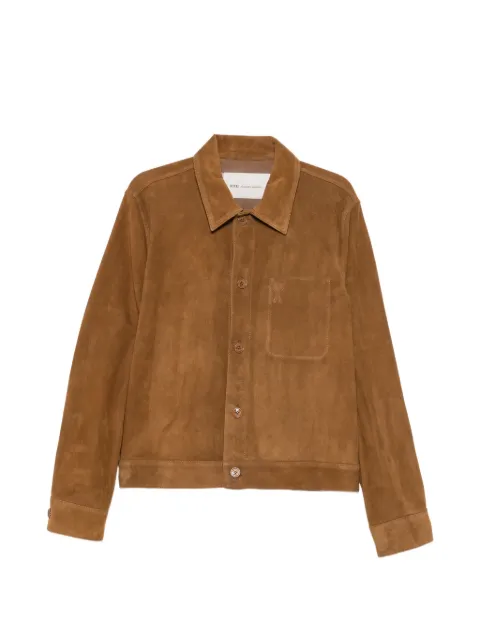 AMI Paris Ami de Coeur brown jacket