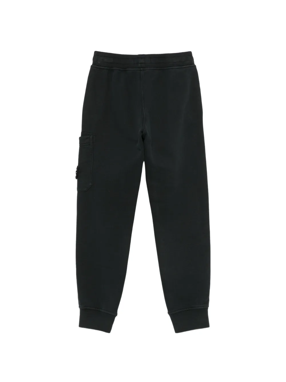Stone Island Junior Trainingsbroek met logopatch Zwart