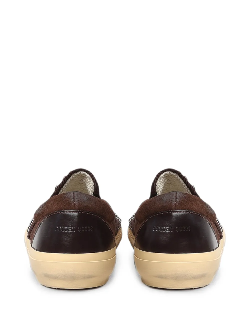 Golden Goose VCE stud-embellished leather sneakers Bruin