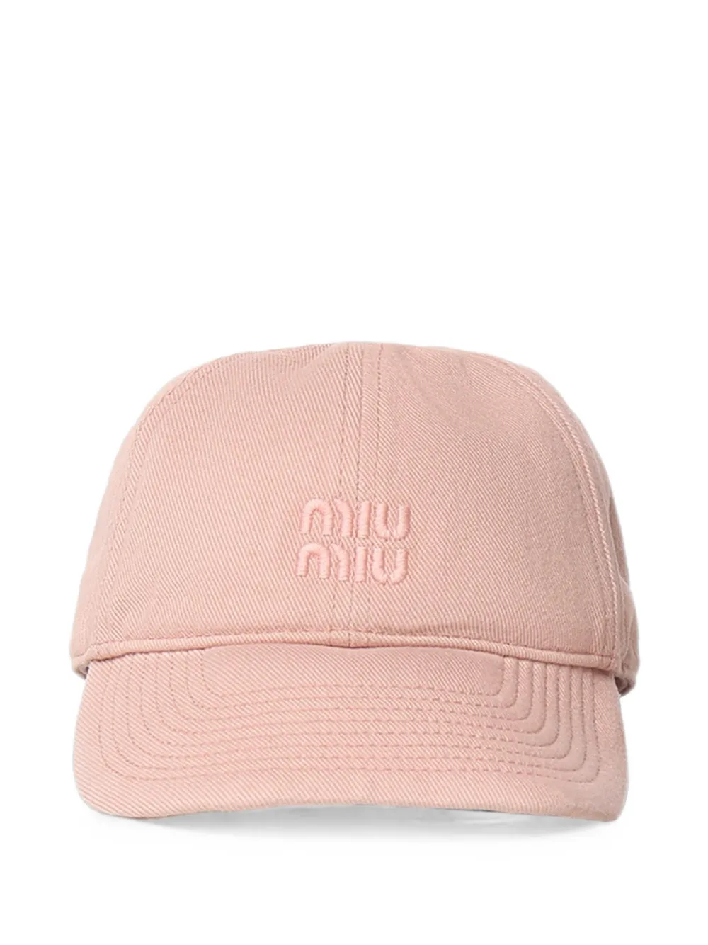 Miu Miu Drill baseball cap - Rosa