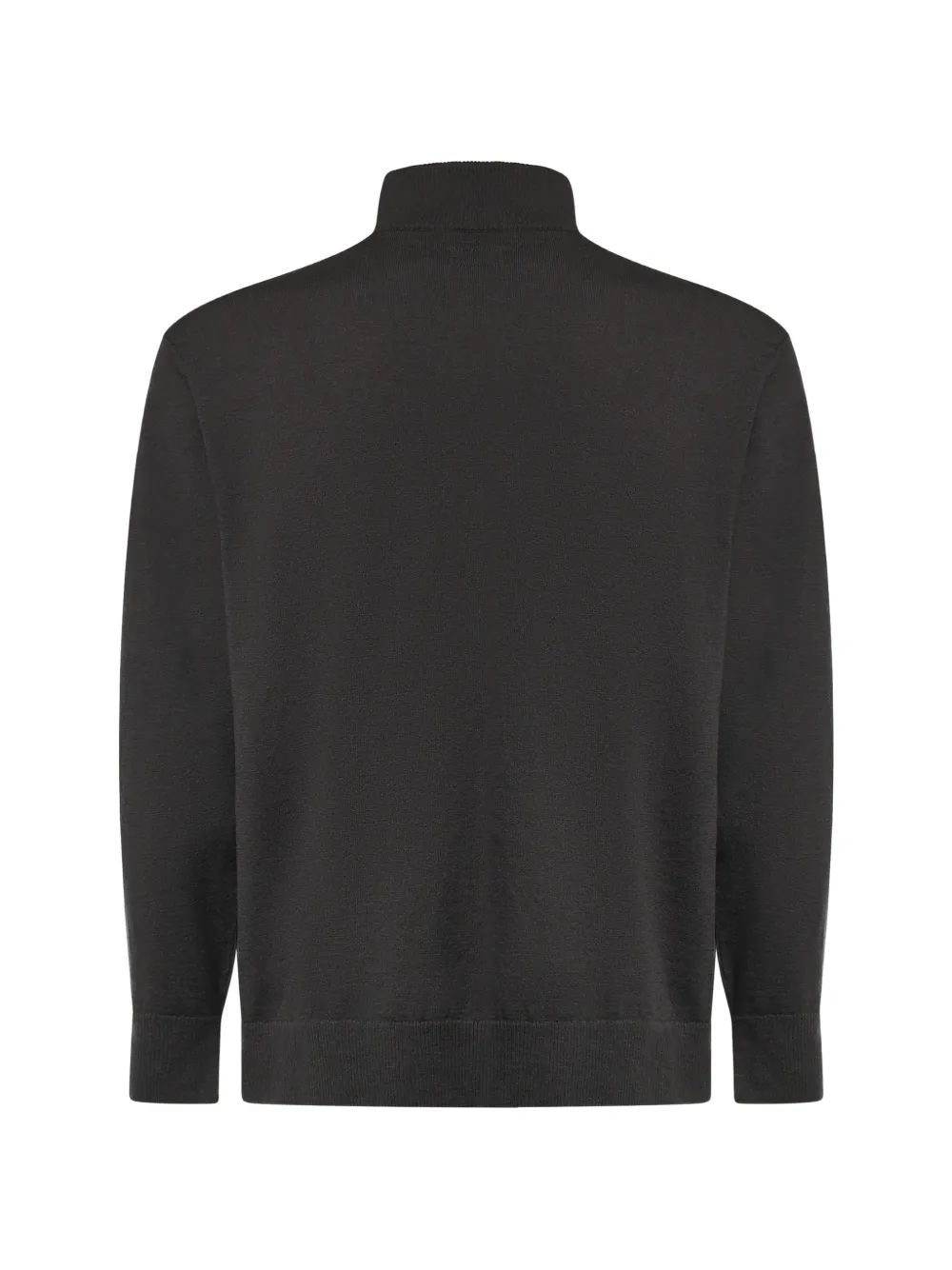 C.P. Company Trui met kwartrits en Lens-detail Zwart