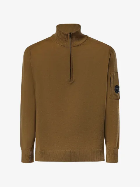 C.P. Company Lens-detail quarter-zip sweater