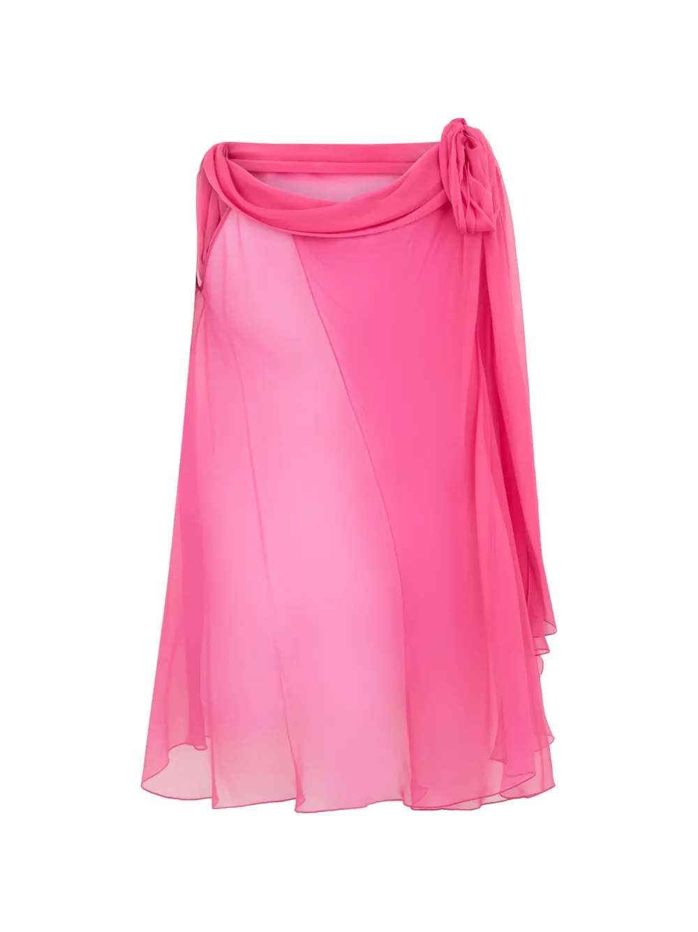 Alberta Ferretti Midi-rok met geknoopt detail Roze
