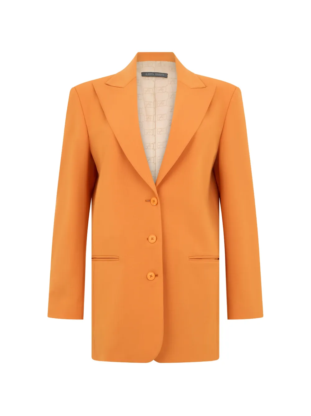 Alberta Ferretti single-breasted peaked-lapels jacket