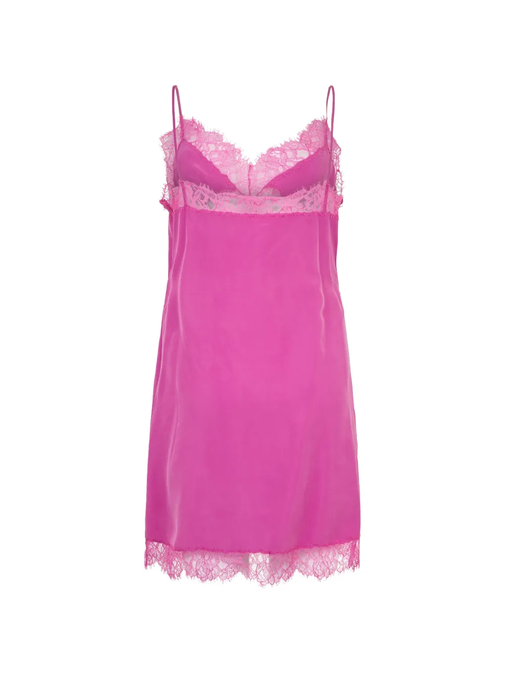 Alberta Ferretti Midi-jurk met kant Roze