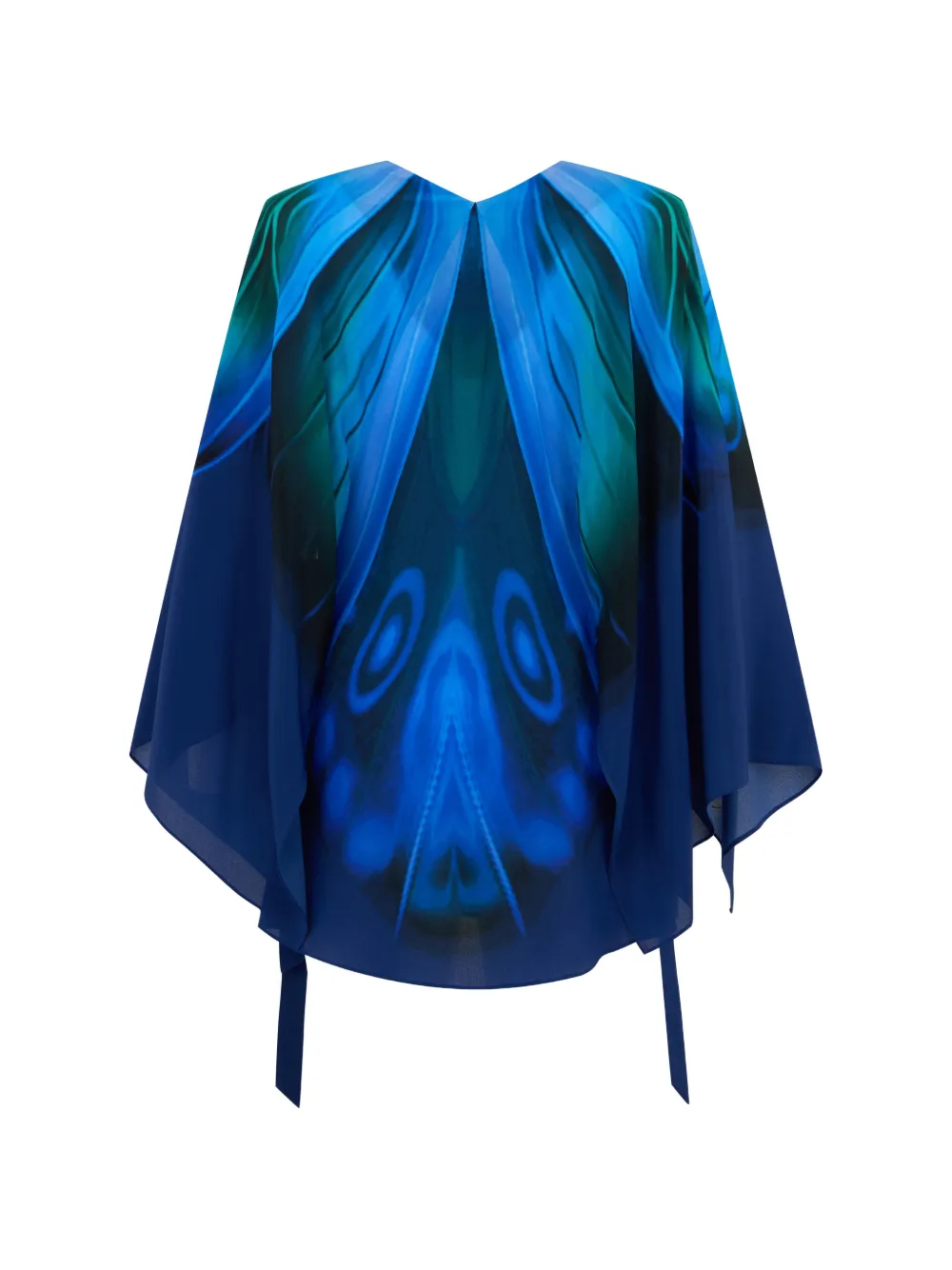 Alberta Ferretti Blouse met kleurverloop Blauw