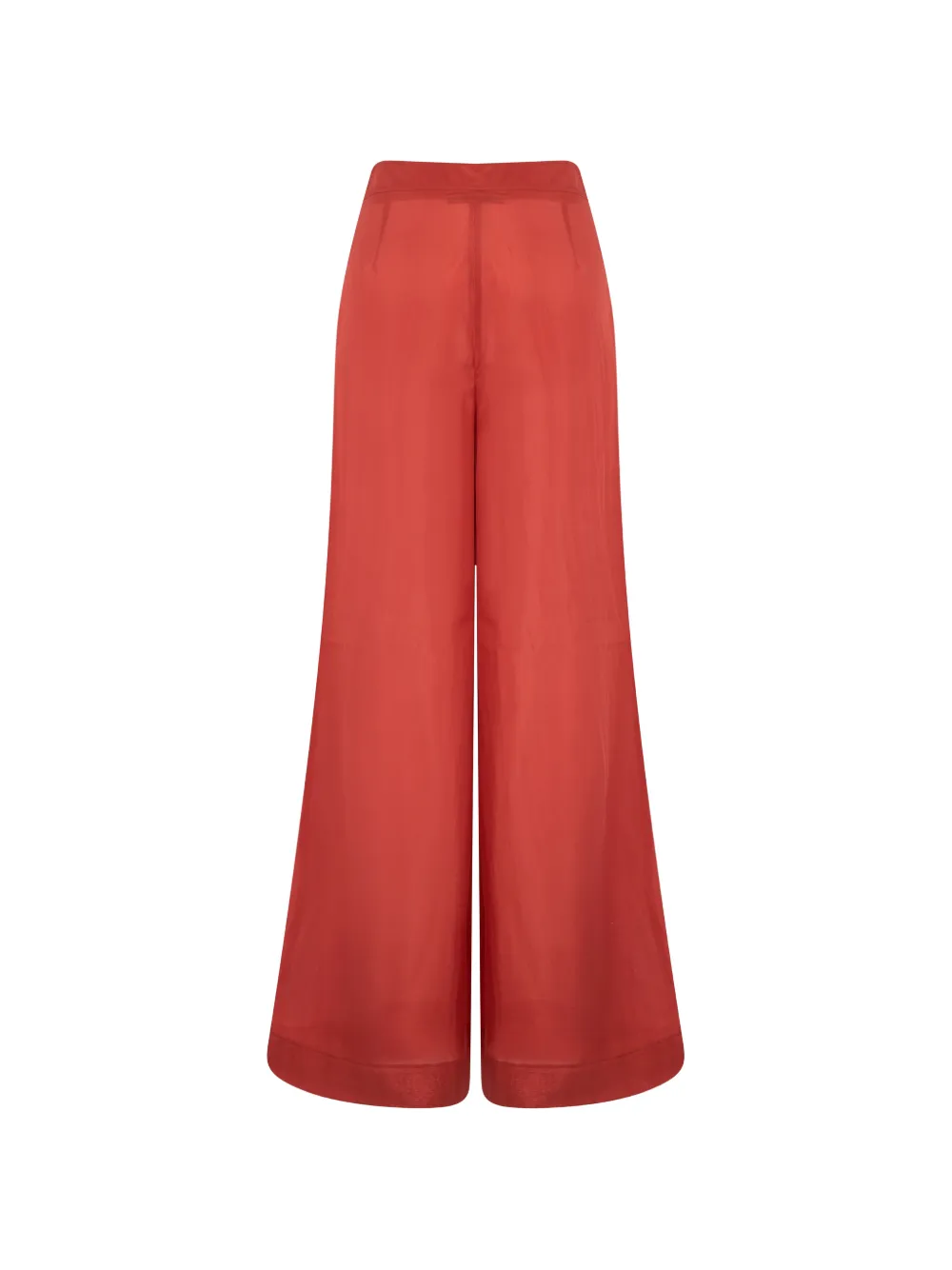 Alberta Ferretti High waist broek Rood