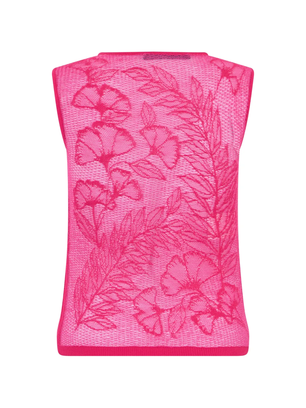 Alberta Ferretti Top met bloemenprint en V-hals Roze