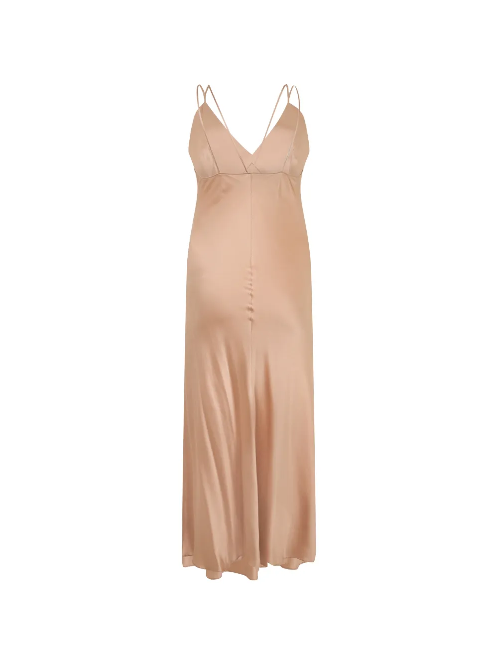 Alberta Ferretti Maxi-jurk met V-hals Roze