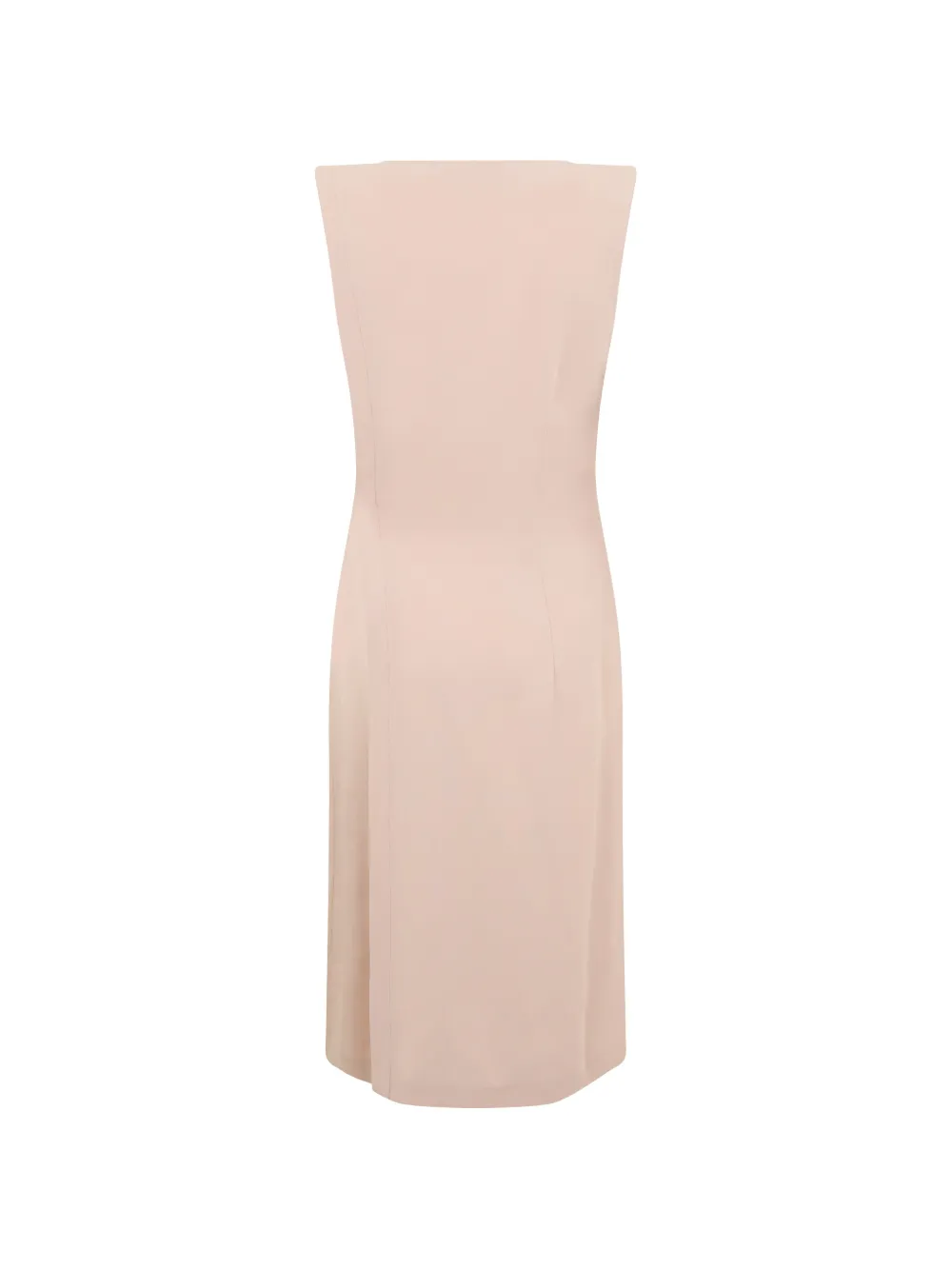Alberta Ferretti Mouwloze midi-jurk met zijdetail Roze