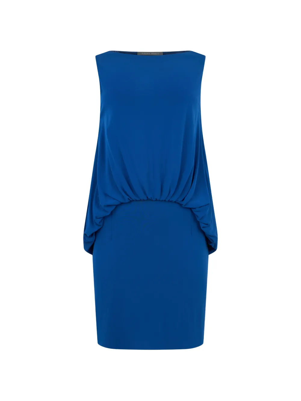 Alberta Ferretti Gesmockte mini-jurk Blauw