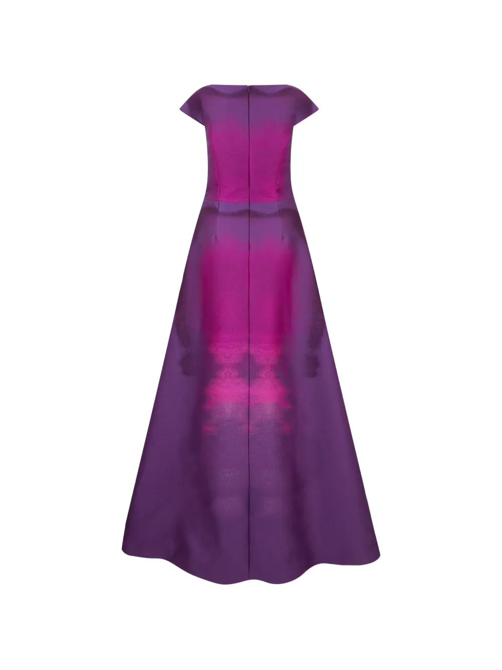 Alberta Ferretti maxi-dress met kleurverloop en kapmouwen Paars