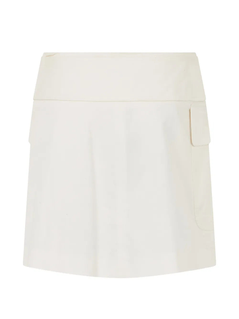 Alberta Ferretti Asymmetrische mini-rok Beige