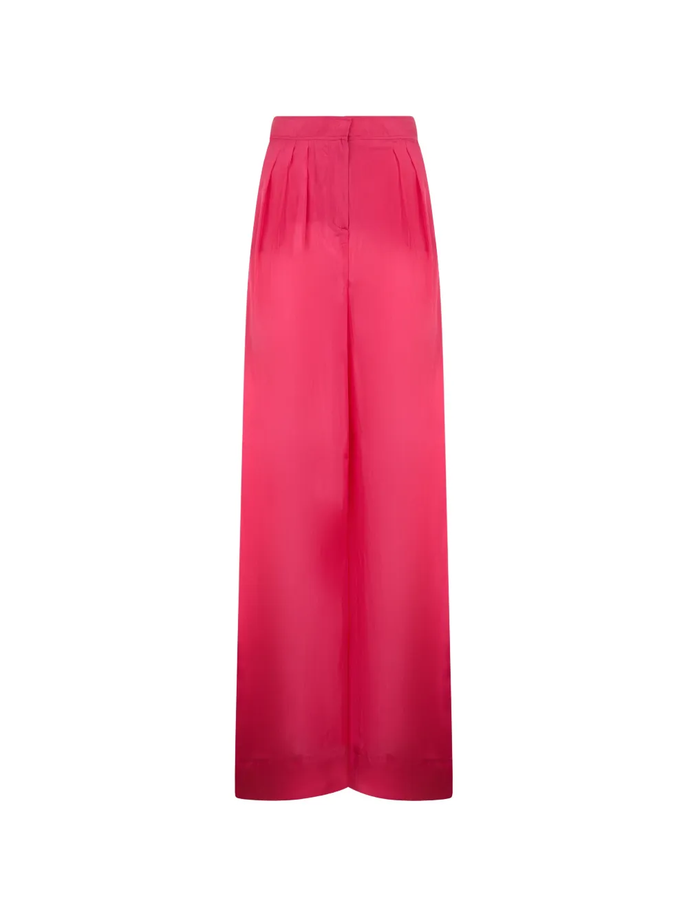 Alberta Ferretti high-waisted silk palazzo pants - Pink