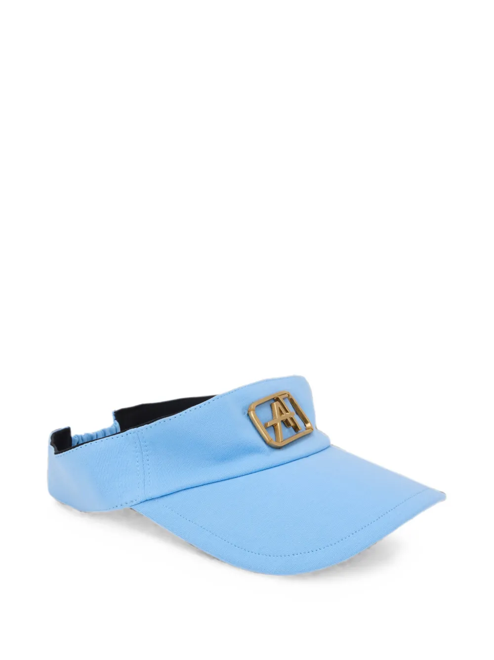 Alberta Ferretti logo-plaque adjustable visor - Blau