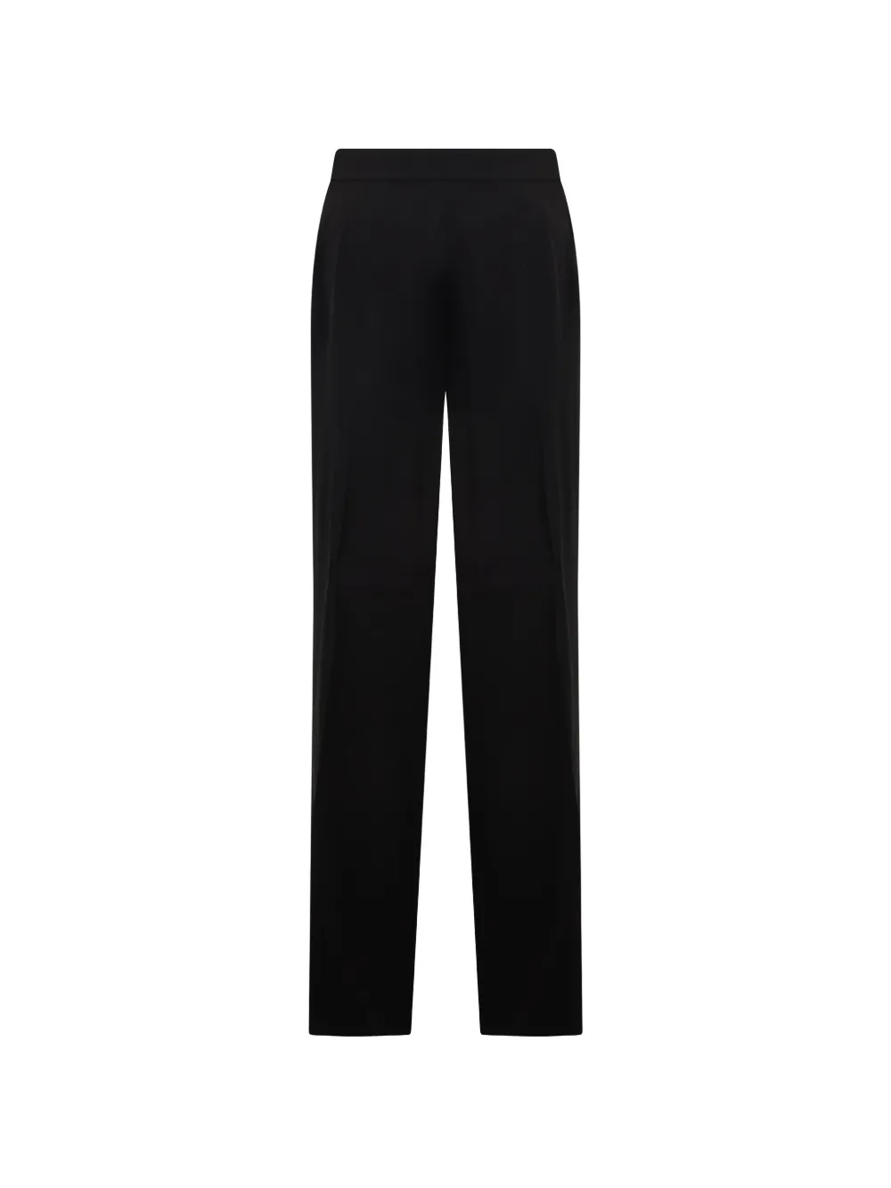 Alberta Ferretti High waist straight broek Zwart