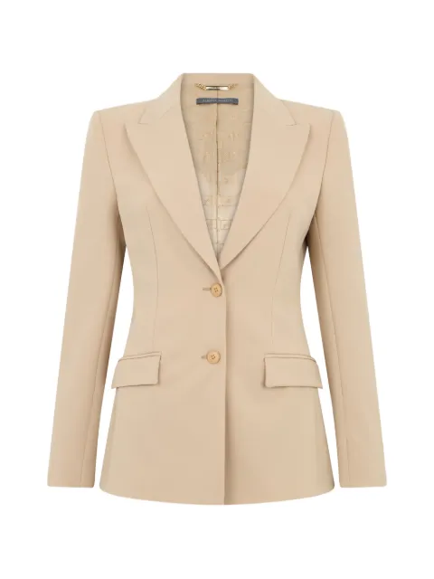Alberta Ferretti single-breasted peak-lapel blazer