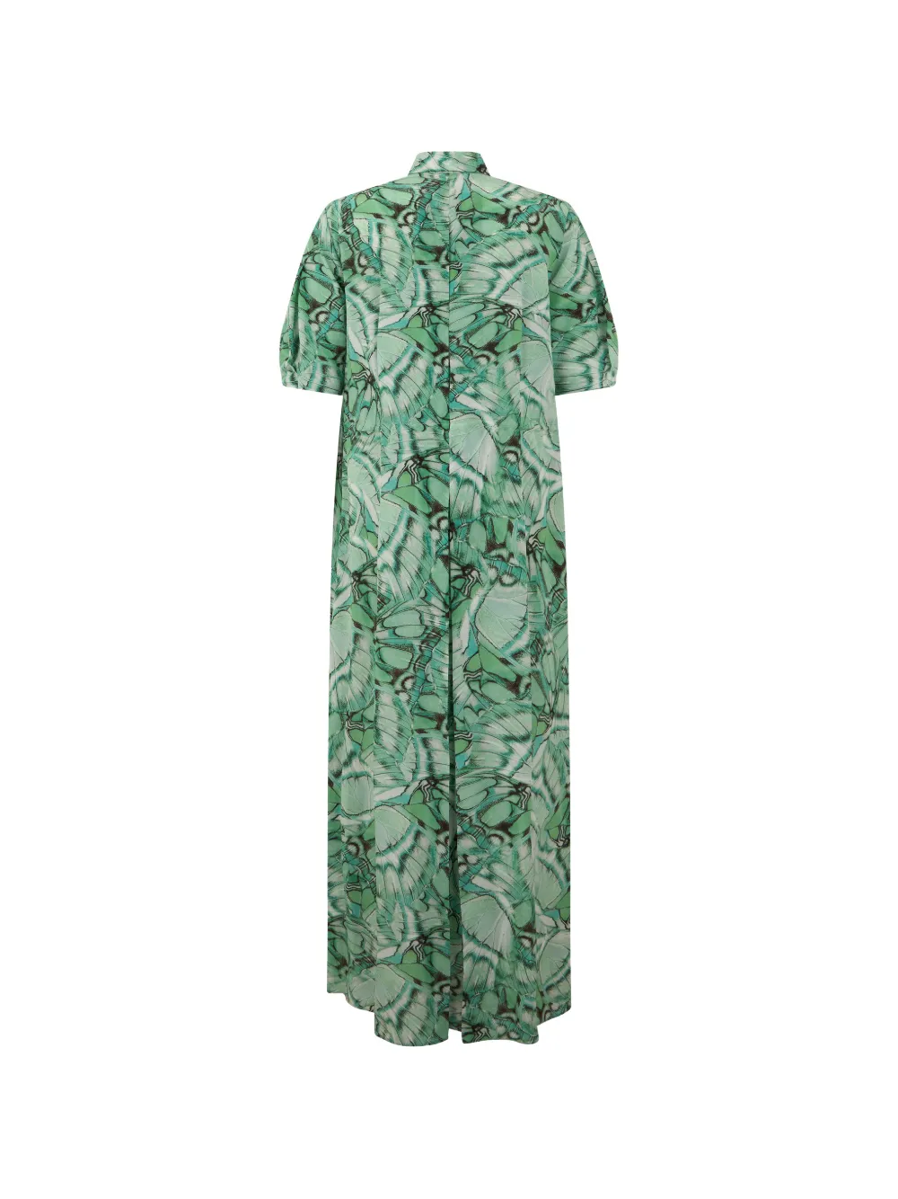 Alberta Ferretti Jurk met vlinderprint Groen