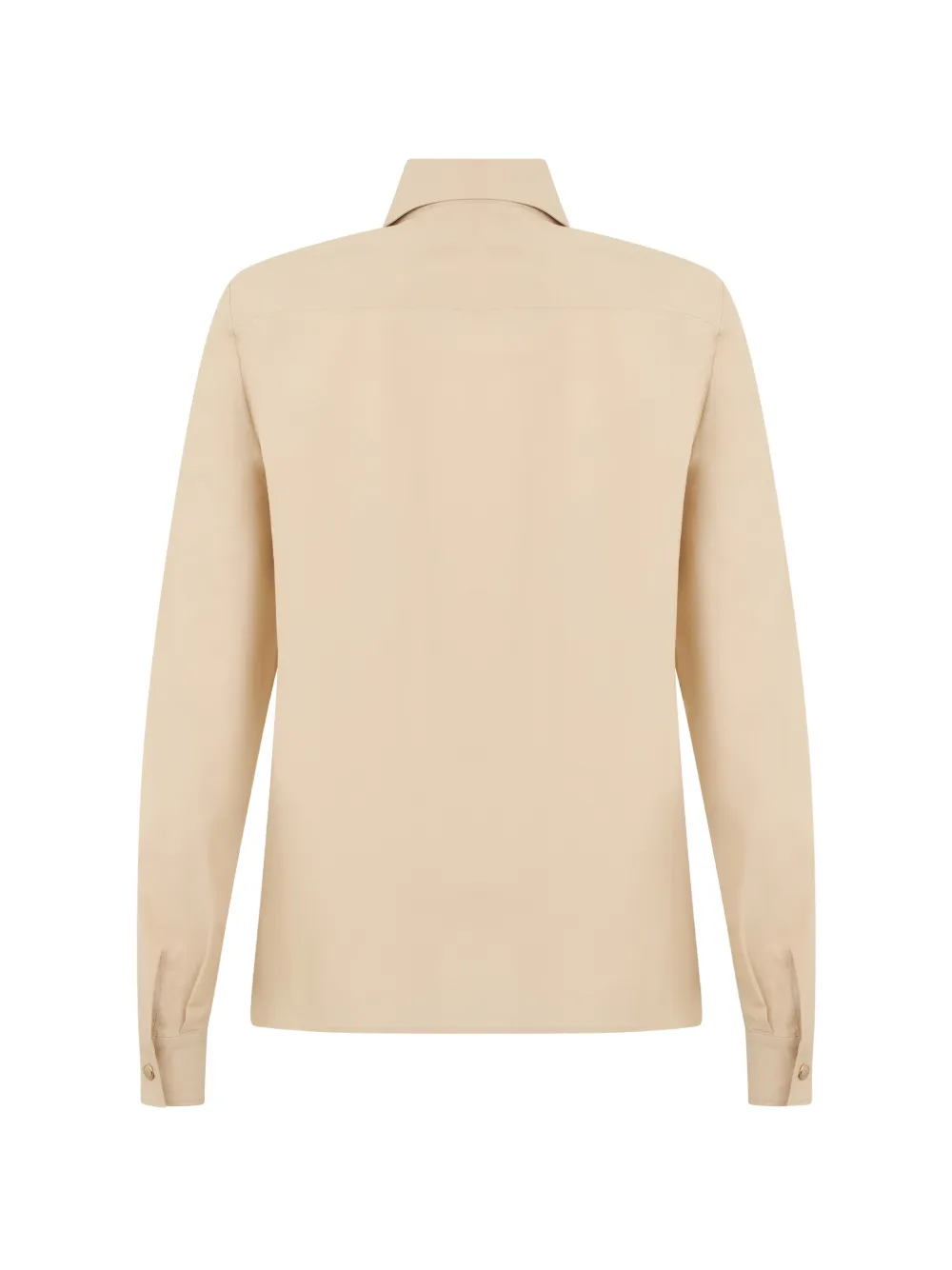 Alberta Ferretti Blouse met Arrow detail Beige