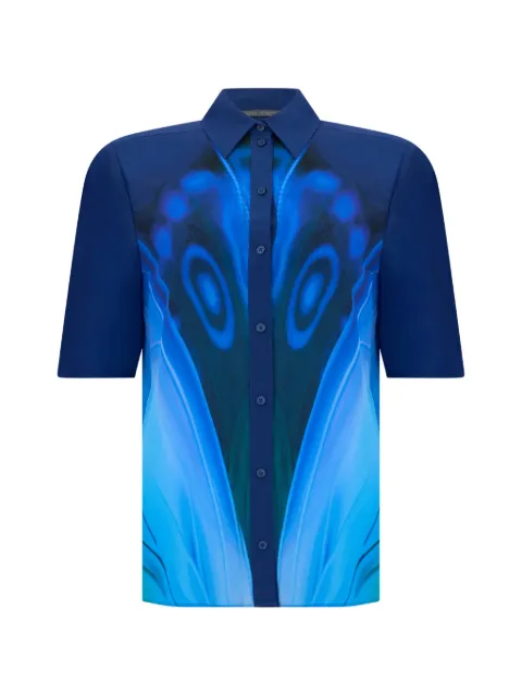 Alberta Ferretti camisa con mariposas estampadas