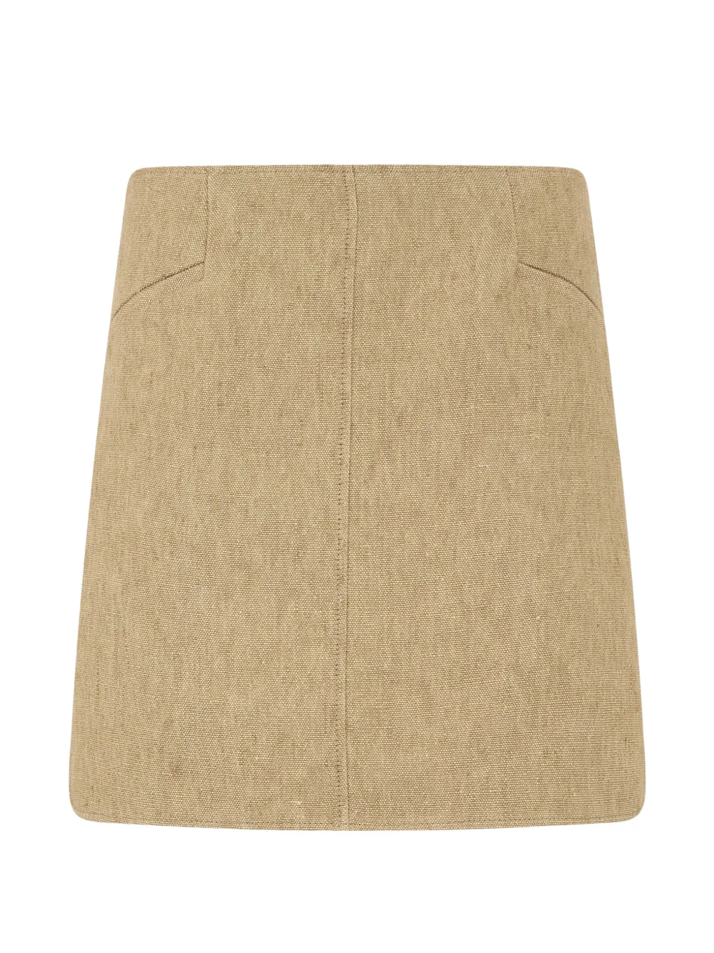 Alberta Ferretti linen A-line skirt - Toni neutri