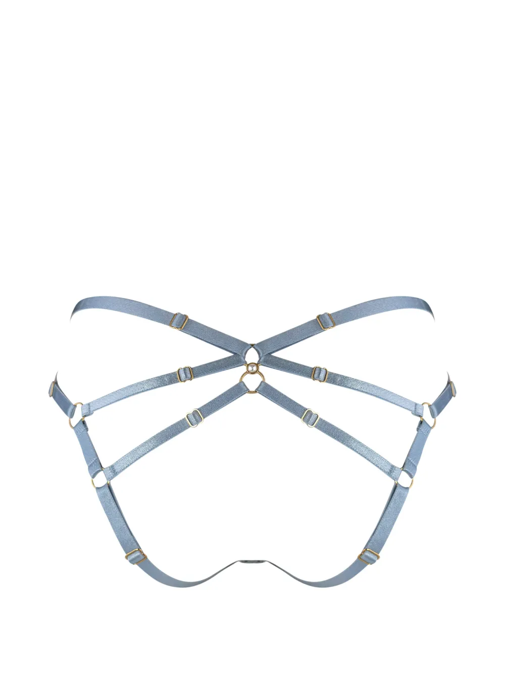 Bordelle Pearl open-back briefs - Blau