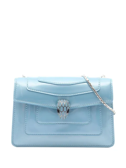 Bvlgari Pre-Owned 2010-2026 Patent Serpenti Forever Chain crossbody bag