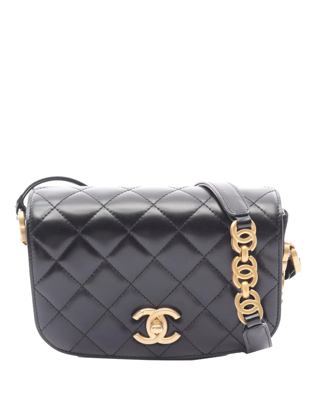 CHANEL Pre-Owned Borsa a tracolla mini trapuntata 2021-2026 - Nero