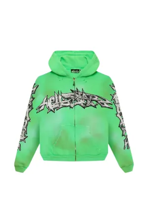 HELLSTAR G.A.B.O.S. Hoodie | Green | FARFETCH