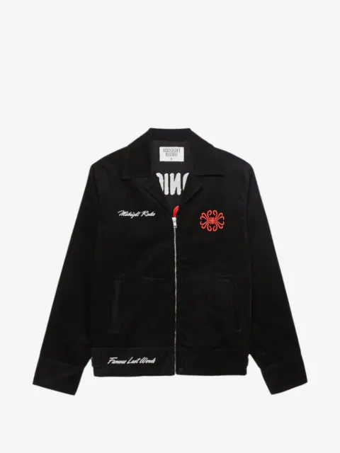 MIDNIGHT RODEO  corduroy embroidered jacket