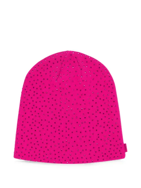 SP5DER Skully rhinestone-embellished beanie hat