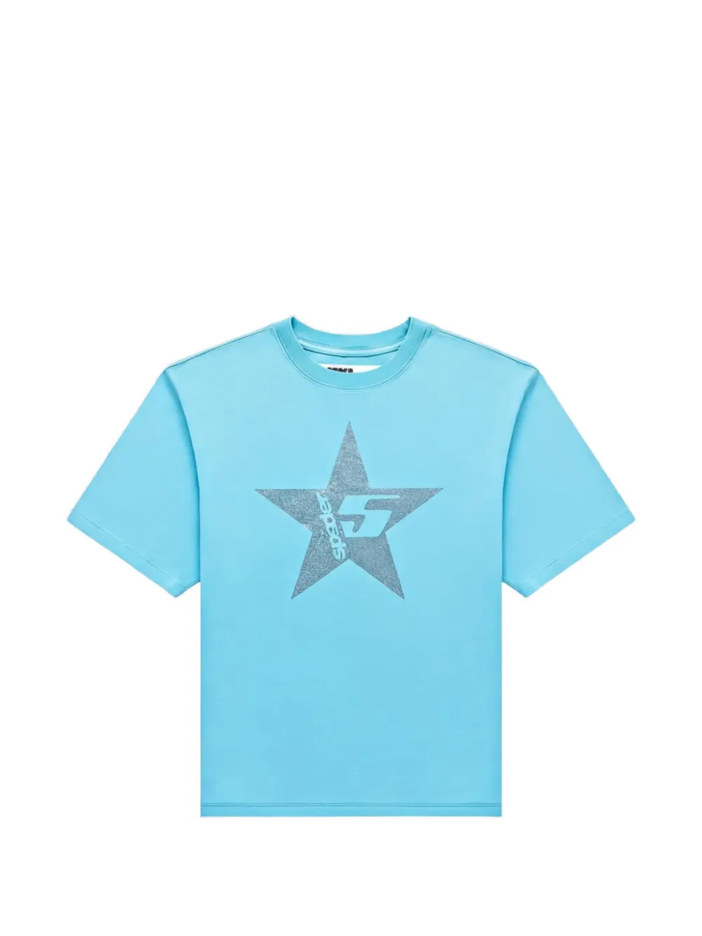 SP5DER rhinestone-embellished star T-shirt