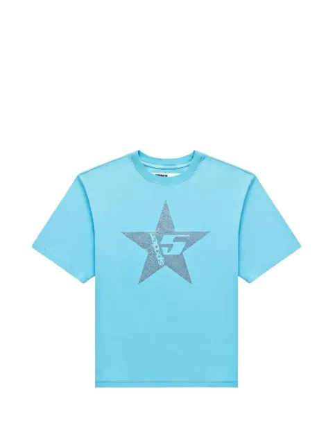 SP5DER rhinestone-embellished star T-shirt